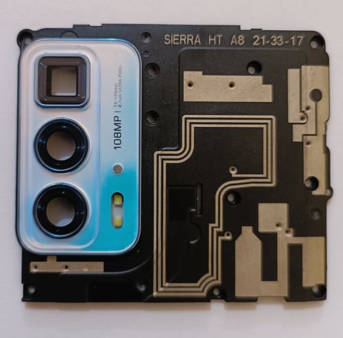 Moto Edge 20 Pro Camera Glass Lens with Frame  Moto Edge 20 Pro Camera Glass Lens with Frame